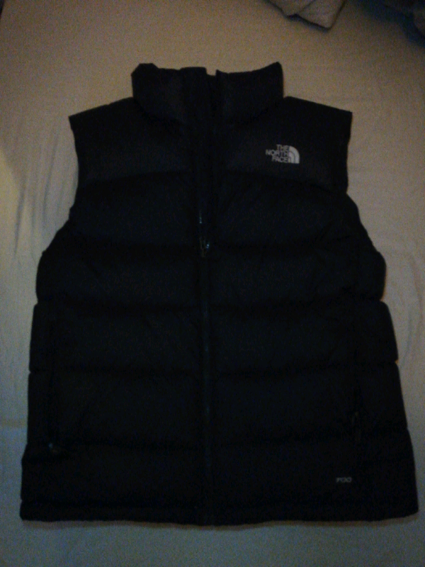 north face down gilet mens